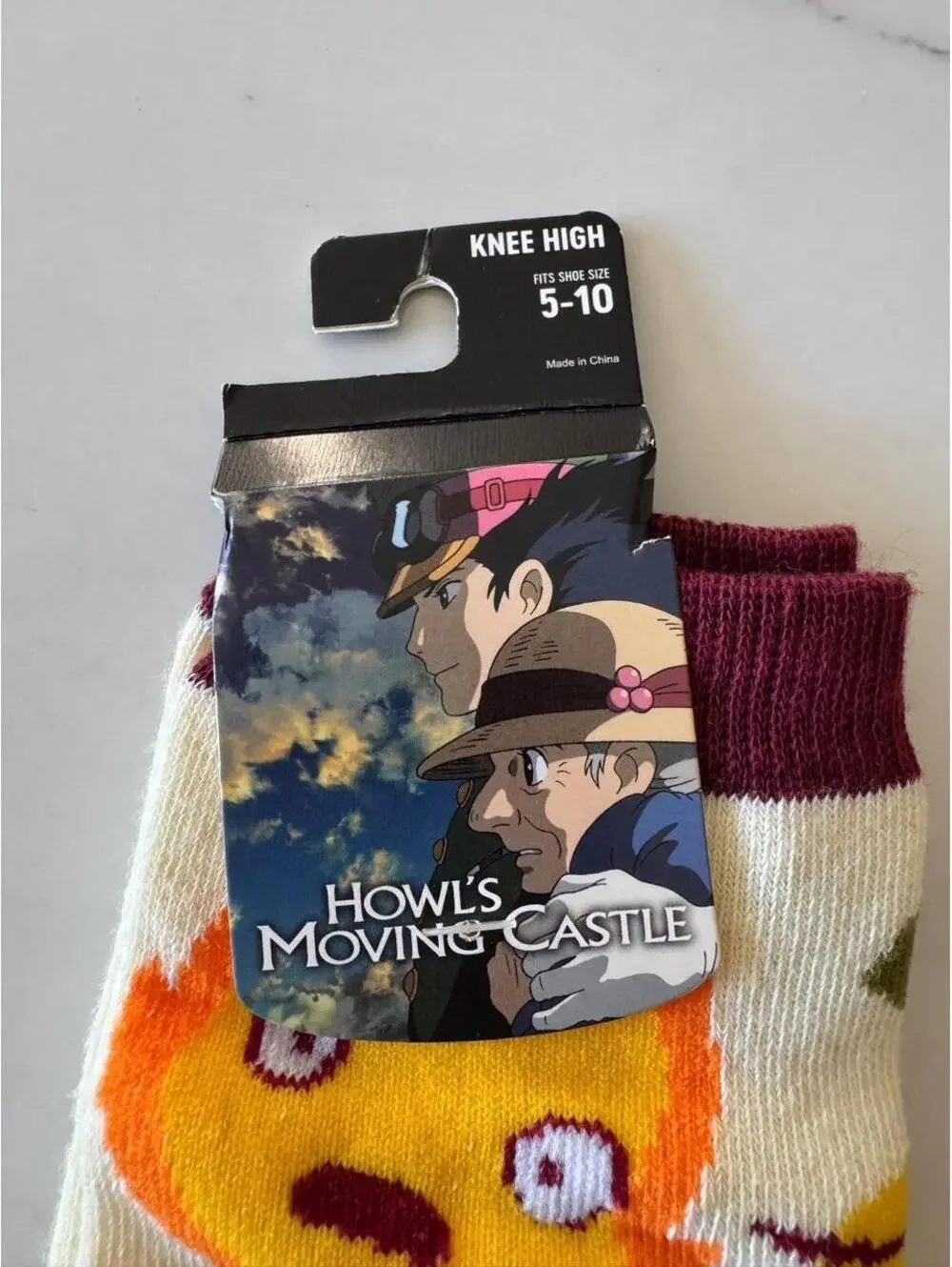 Howls moving castle knee high socks
